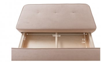 Диван-кровать 1001 бежевый (Brendoss) в Новоуральске - novouralsk.mebel-e96.ru