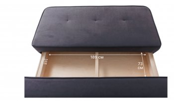 Диван-кровать 1001 графит (Brendoss) в Новоуральске - novouralsk.mebel-e96.ru