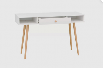 Стол письменный, арт.6-01102, белый (ГК) в Новоуральске - novouralsk.mebel-e96.ru