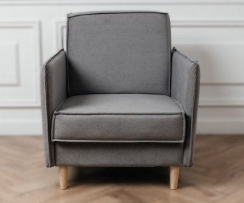 Кресло 831 Серый, велюр (Brendoss) в Новоуральске - novouralsk.mebel-e96.ru