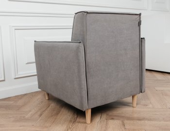 Кресло 831 Серый, велюр (Brendoss) в Новоуральске - novouralsk.mebel-e96.ru