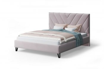 Кровать Аделия мягкая Dusty rose (пепельная роза), 1600 (МЛК) в Новоуральске - novouralsk.mebel-e96.ru