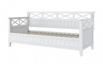 Кровать из массива Амелия белый античный (БМ) в Новоуральске - novouralsk.mebel-e96.ru