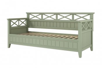 Кровать из массива Амелия зеленый самшит (БМ) в Новоуральске - novouralsk.mebel-e96.ru