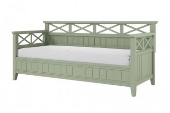 Кровать из массива Амелия зеленый самшит (БМ) в Новоуральске - novouralsk.mebel-e96.ru