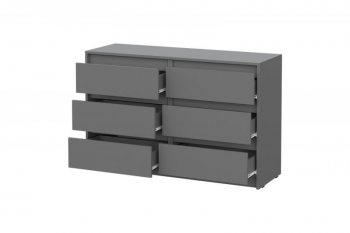 Комод Айден КМ06-1200 серый графит (ИЦ) в Новоуральске - novouralsk.mebel-e96.ru
