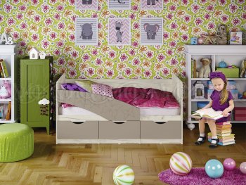 Кровать Бабочки Шарли мокко (Миф) в Новоуральске - novouralsk.mebel-e96.ru