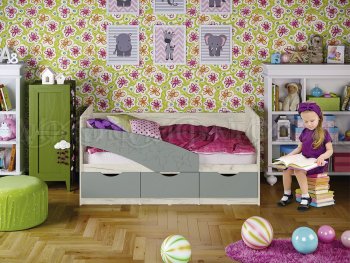 Кровать Бабочки Шарли бриз (Миф) в Новоуральске - novouralsk.mebel-e96.ru