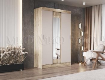 Спальный гарнитур Бася крафт/кашемир (Миф) в Новоуральске - novouralsk.mebel-e96.ru