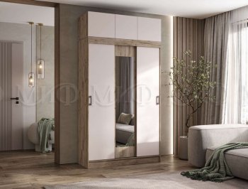 Спальный гарнитур Бася крафт/кашемир (Миф) в Новоуральске - novouralsk.mebel-e96.ru