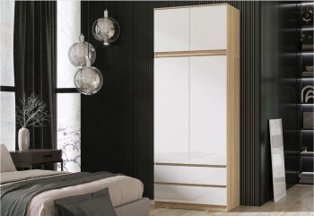 Шкаф Челси с антресолью 900 мм Сонома (Миф) в Новоуральске - novouralsk.mebel-e96.ru