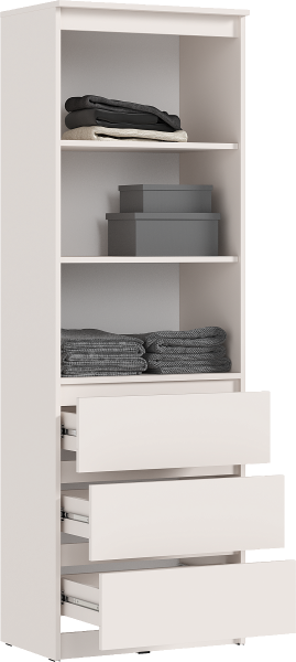 Стеллаж Челси кашемир (Миф) в Новоуральске - novouralsk.mebel-e96.ru