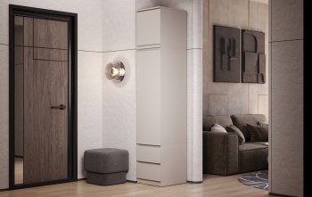 Пенал Челси 450 мм с антресолью Кашемир (Миф) в Новоуральске - novouralsk.mebel-e96.ru