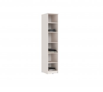 Пенал 400 мм Челси (1 створка) с антресолью, Кашемир (Миф) в Новоуральске - novouralsk.mebel-e96.ru