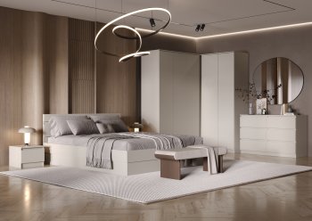 Спальный гарнитур Челси Кашемир. модульный (Миф) в Новоуральске - novouralsk.mebel-e96.ru