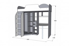 Набор детской мебели Омега-18 (модульная) в Новоуральске - novouralsk.mebel-e96.ru