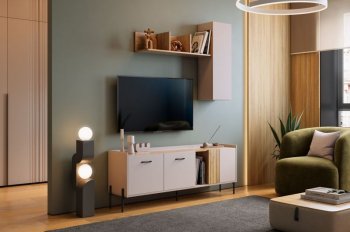 Стенка Доминика модульная  (Мебельсон) в Новоуральске - novouralsk.mebel-e96.ru