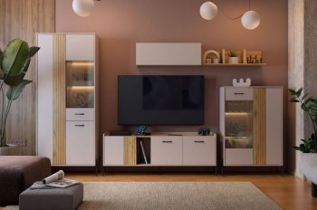 Стенка Доминика модульная  (Мебельсон) в Новоуральске - novouralsk.mebel-e96.ru