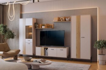 Стенка Доминика модульная  (Мебельсон) в Новоуральске - novouralsk.mebel-e96.ru