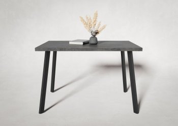 Стол нераздв. Дублин 32 КРАФТ В2, ЛДСП Цемент темный (Вудман) в Новоуральске - novouralsk.mebel-e96.ru