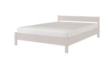 Кровать из массива Эби Льняной (БМ) в Новоуральске - novouralsk.mebel-e96.ru