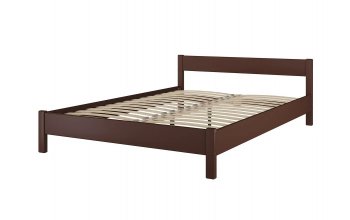 Кровать из массива Эби Орех (БМ) в Новоуральске - novouralsk.mebel-e96.ru