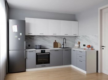 Угловой кухонный гарнитур Элеганция 2600*1600 мм Sanvut в Новоуральске - novouralsk.mebel-e96.ru