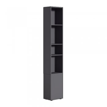 Шкаф модульный Эйр, графит (Моби) в Новоуральске - novouralsk.mebel-e96.ru