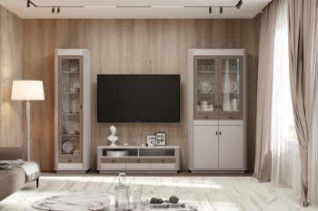 Стенка Фантазия модульная, кашемир (Олмеко) в Новоуральске - novouralsk.mebel-e96.ru