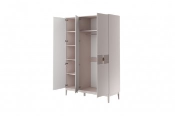 Шкаф распашной ШР-3 Фарго льняной (БМ) в Новоуральске - novouralsk.mebel-e96.ru