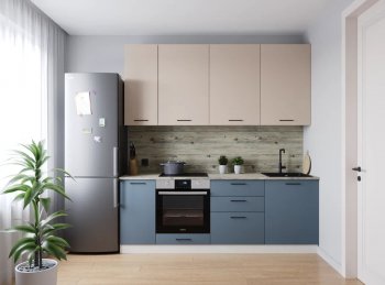 Кухонный гарнитур Фьюжн 2200 мм (Санвут) в Новоуральске - novouralsk.mebel-e96.ru