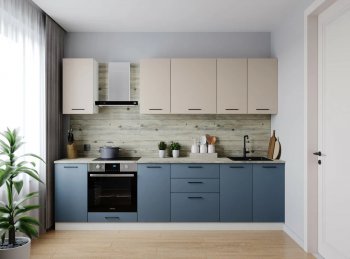 Кухонный гарнитур Фьюжн 2800 (Санвут) в Новоуральске - novouralsk.mebel-e96.ru