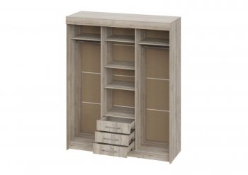 Шкаф-купе 1700 мм Фортуна (Дуб крафт серый) (ИЦ) в Новоуральске - novouralsk.mebel-e96.ru