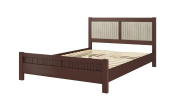 Кровать из массива Фрида Орех (БМ) в Новоуральске - novouralsk.mebel-e96.ru