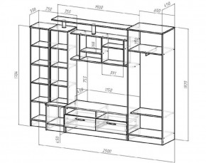 Стенка Оскар (Лин) в Новоуральске - novouralsk.mebel-e96.ru