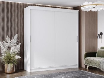 Шкаф-купе 2000 мм Гранд-1 ЛДСП, белый гладкий (Эра) в Новоуральске - novouralsk.mebel-e96.ru