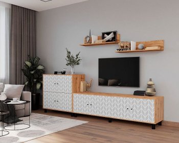 Стенка HYGGE комп.3 зигзаги (Мама) в Новоуральске - novouralsk.mebel-e96.ru