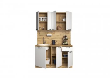 КУхонный гарнитур Хелмер 1400 мм (Сурская) в Новоуральске - novouralsk.mebel-e96.ru