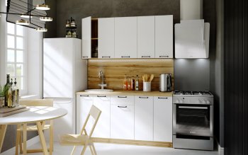 КУхонный гарнитур Хелмер 1600 мм (Сурская) в Новоуральске - novouralsk.mebel-e96.ru