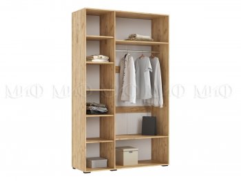 Шкаф 1350 мм Ирис с антресолью, крафт/грин (Миф) в Новоуральске - novouralsk.mebel-e96.ru