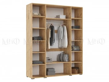 Шкаф 1800 мм Ирис с антресолью крафт/грин (Миф) в Новоуральске - novouralsk.mebel-e96.ru