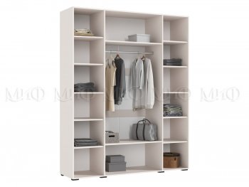 Шкаф 1800 мм Ирис с антресолью кашемир (Миф) в Новоуральске - novouralsk.mebel-e96.ru