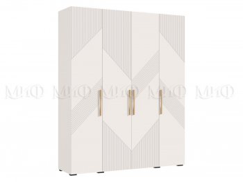 Шкаф 1800 мм Ирис с антресолью кашемир (Миф) в Новоуральске - novouralsk.mebel-e96.ru