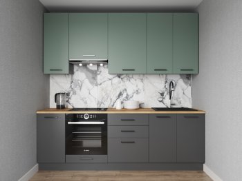 Кухонный гарнитур Изумруд 2400 мм Sanvut в Новоуральске - novouralsk.mebel-e96.ru