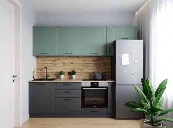 Кухонный гарнитур Изумруд 2550 мм (Санвут) в Новоуральске - novouralsk.mebel-e96.ru