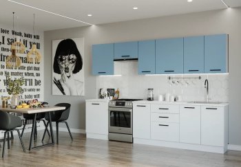 Кухонный гарнитур Капри 3000 мм ЛДСП/МДФ (Санвут) в Новоуральске - novouralsk.mebel-e96.ru