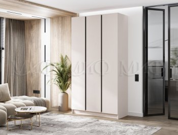 Шкаф 1200 мм 3-х ств. Келвин кашемир (Миф) в Новоуральске - novouralsk.mebel-e96.ru