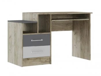 Стол письменный Колибри Лофт серый (Текс) в Новоуральске - novouralsk.mebel-e96.ru