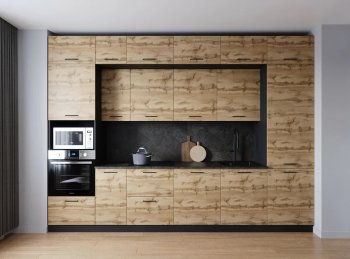 Кухонный гарнитур Крафт 3400 мм (Санвут) в Новоуральске - novouralsk.mebel-e96.ru