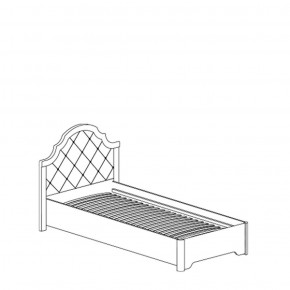 Кровать одинарная Флора 914 (Яна) в Новоуральске - novouralsk.mebel-e96.ru
